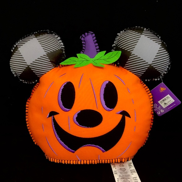 Disney Other - 2021 Disney Parks Mickey Mouse Hey Pumpkin Halloween Pillow Jack O Lantern - NEW